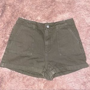 PacSun Mom Short - Size 30 - Khaki Green